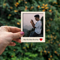 Personalized Brother Fridge Magnet | Wooden | 4*3 inches