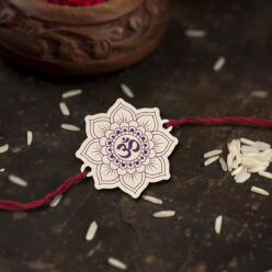 Wooden Rakhi | OM