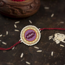 Personalized Name | Wooden Rakhi