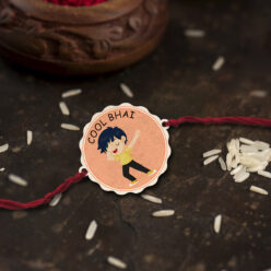 Cool Bhai Wooden Rakhi