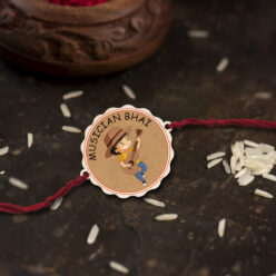 Musician Bhai Wooden Rakhi