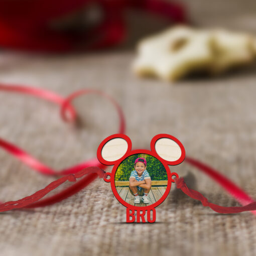 Personalized | Bro Wooden Rakhi