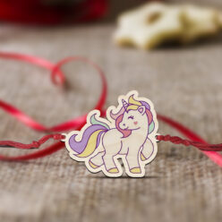 Unicorn Wooden Rakhi