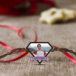 Super Bhai Wooden Rakhi