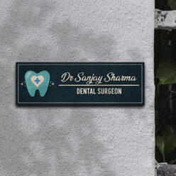 Dentist Name Plate | Personalized | 12*4 inches