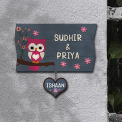 Popular Grey Name Plate | Personalized 14x12inches