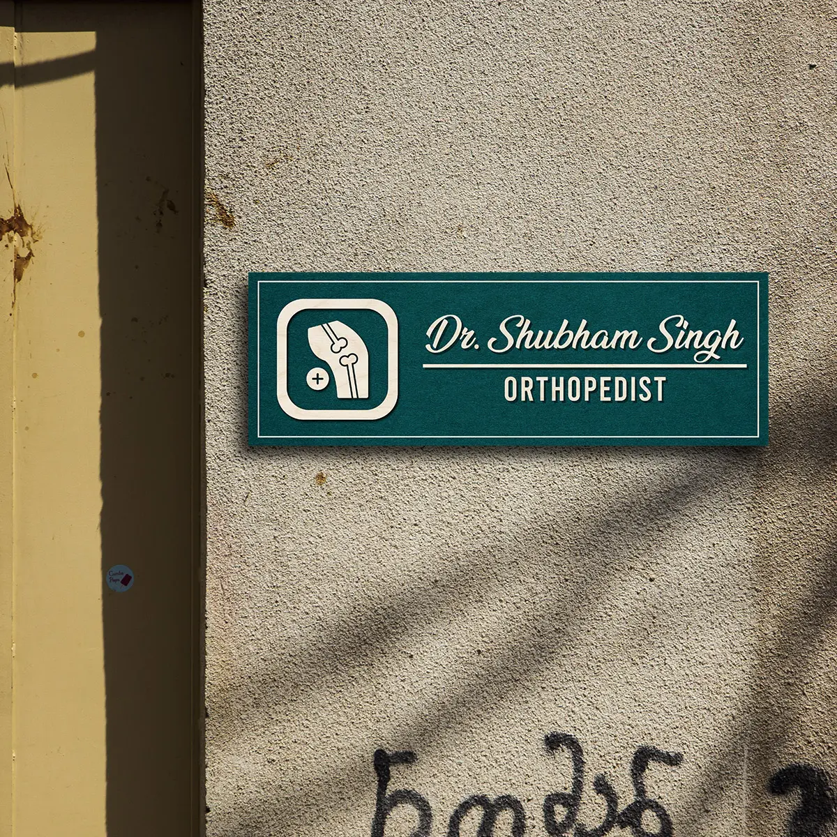 Orthopedist Doctor Name plate | Personalized - Image 3
