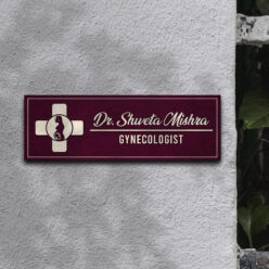 Gynecologist Name Plate | Personalized | 12*4 inches