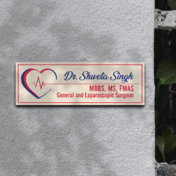 Doctor Name Plate for Home | Personalized
