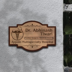 Clinic Doctor Name Board | Personalized | 12x4 inches
