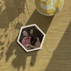 Hexagon Photo Fridge Magnet | Personalized