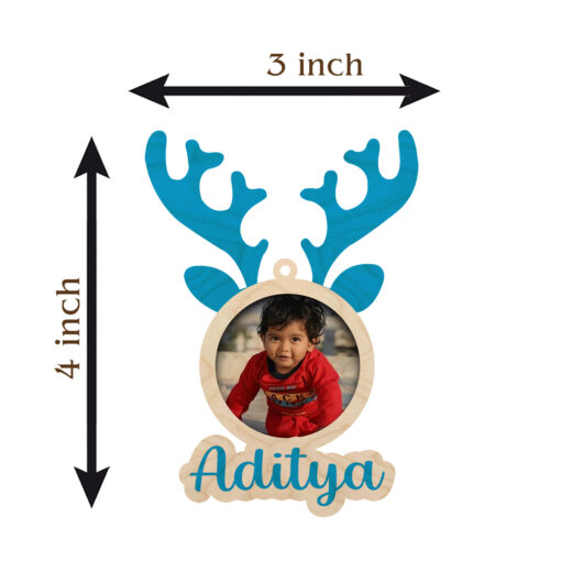 Design Your Handcrafted Wooden Photo Ornament | Custom-Made | 4x3 Inch - Image 8