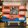 Express Your Love: Indian Boyfriend Wood Print | Personalized | 6*6.5 inches