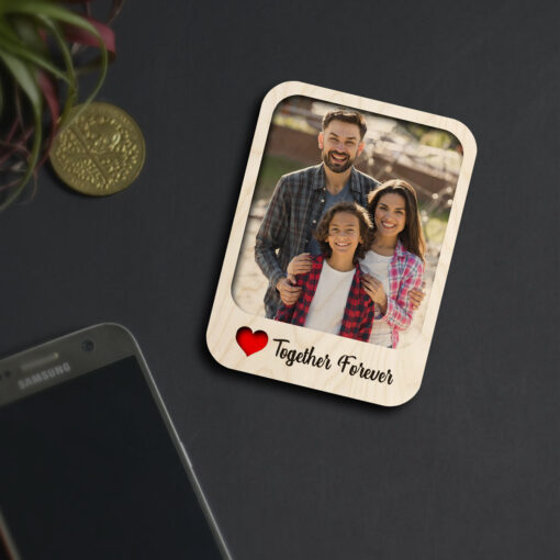 Together Forever Fridge Magnet | Personalized | 4×3 Inch - Image 3