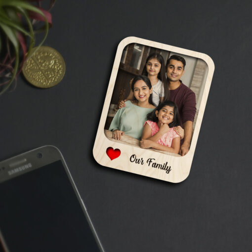 Family Fridge Magnet | Personalized | 4×3 Inch - Image 3