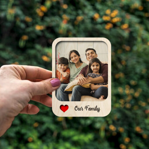 Family Fridge Magnet | Personalized | 4×3 Inch
