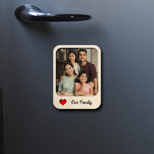 Family Fridge Magnet | Personalized | 4×3 Inch - Image 5