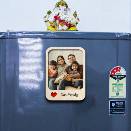 Family Fridge Magnet | Personalized | 4×3 Inch - Image 6