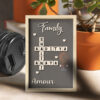 Custom Scrabble Name Frame | Wooden | 12x8 inches