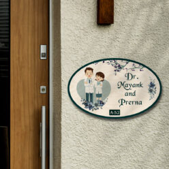 Doctor Name Plate Design | Personalized | 12x8 inch