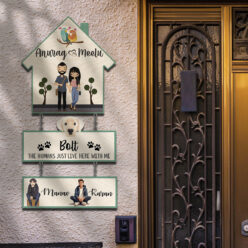 Hut Style Wooden House Name Plate | Personalized