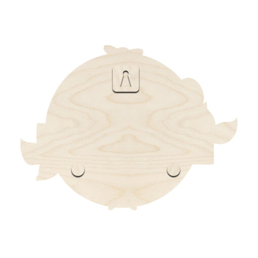 Kids Circular Animal Theme | 3D Wooden Name Plate - Image 8