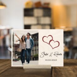 Wedding Photo Wood Print | Personalized | 5x7 Inch