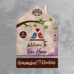 Personalized | Colorful Wooden Name Plate