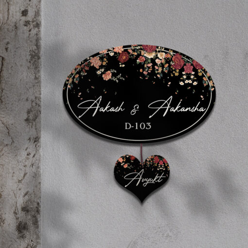 Beautiful Elegant Name Plate | Personalized | 12.5x12inches - Image 3