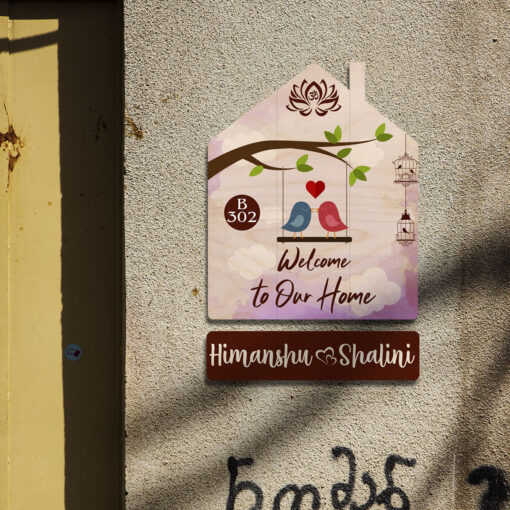 Personalized | Colorful Wooden Name Plate - Image 3
