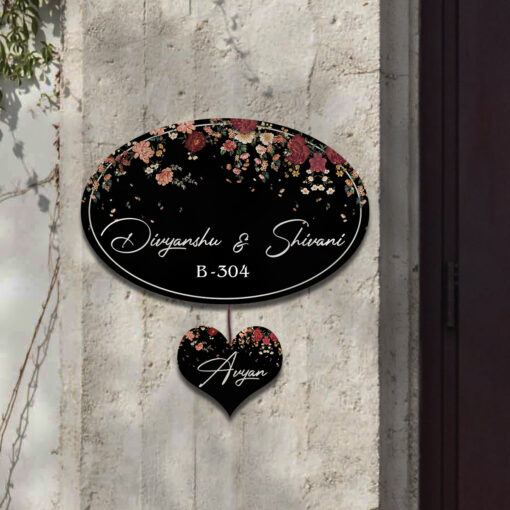 Beautiful Elegant Name Plate | Personalized | 12.5x12inches - Image 5