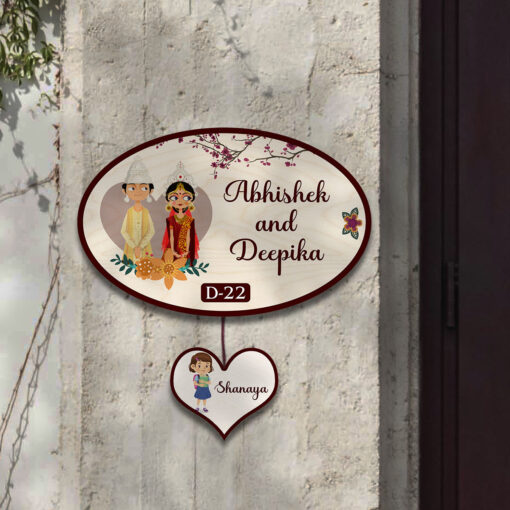 Exquisite Bengali House Name Plate | Personalized - Image 5