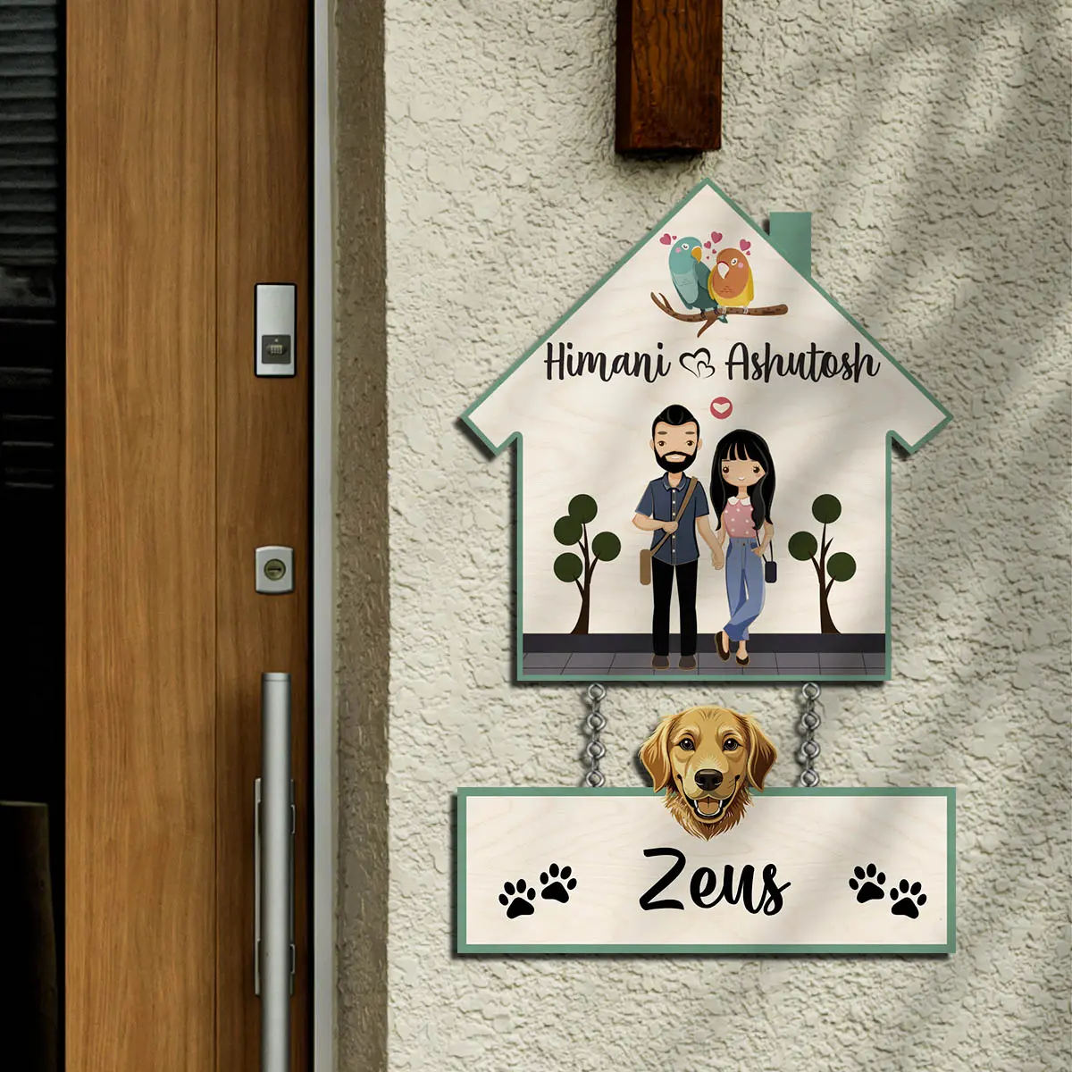 Nameplates with pet