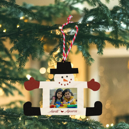 Kiddo Charm Handcrafted Wooden Ornament | Custom-Made | 5x3.5 Inch - Image 2