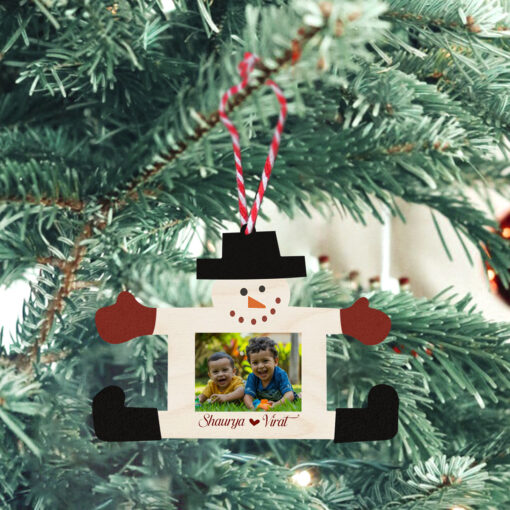 Kiddo Charm Handcrafted Wooden Ornament | Custom-Made | 5x3.5 Inch - Image 4