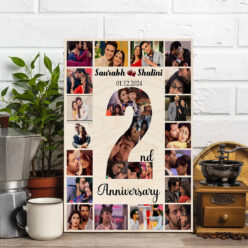 Precious Anniversary Keepsake Wood Print | Personalized