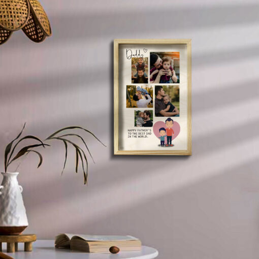 Father's Day Collage Picture Frame | Personalized - Image 5