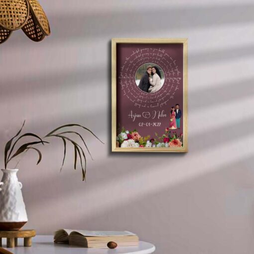 Eternal Bloom Wooden Frame | Personalized - Image 2