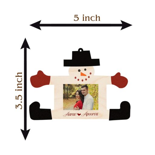 Kiddo Charm Handcrafted Wooden Ornament | Custom-Made | 5x3.5 Inch - Image 3