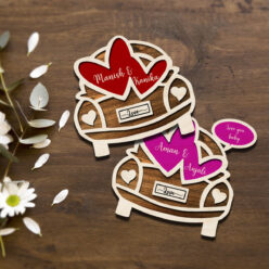 Car Lover Wooden Fridge Magnet | Personalized | 4x4 Inch