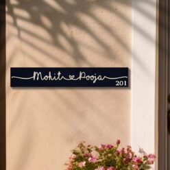 Couple Name Wooden Sign | Personalized | 18x4 Inch