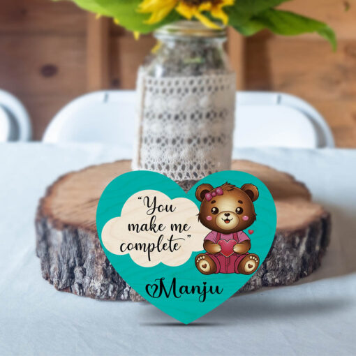 Heart Fridge Magnet | Personalized | 4x4 Inch - Image 5