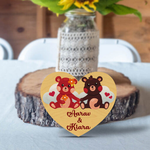 Heart Fridge Magnet | Personalized | 4x4 Inch - Image 3