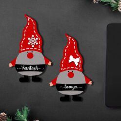 Adorable Wooden Santa Fridge Magnet | Personalized | 5 Inch