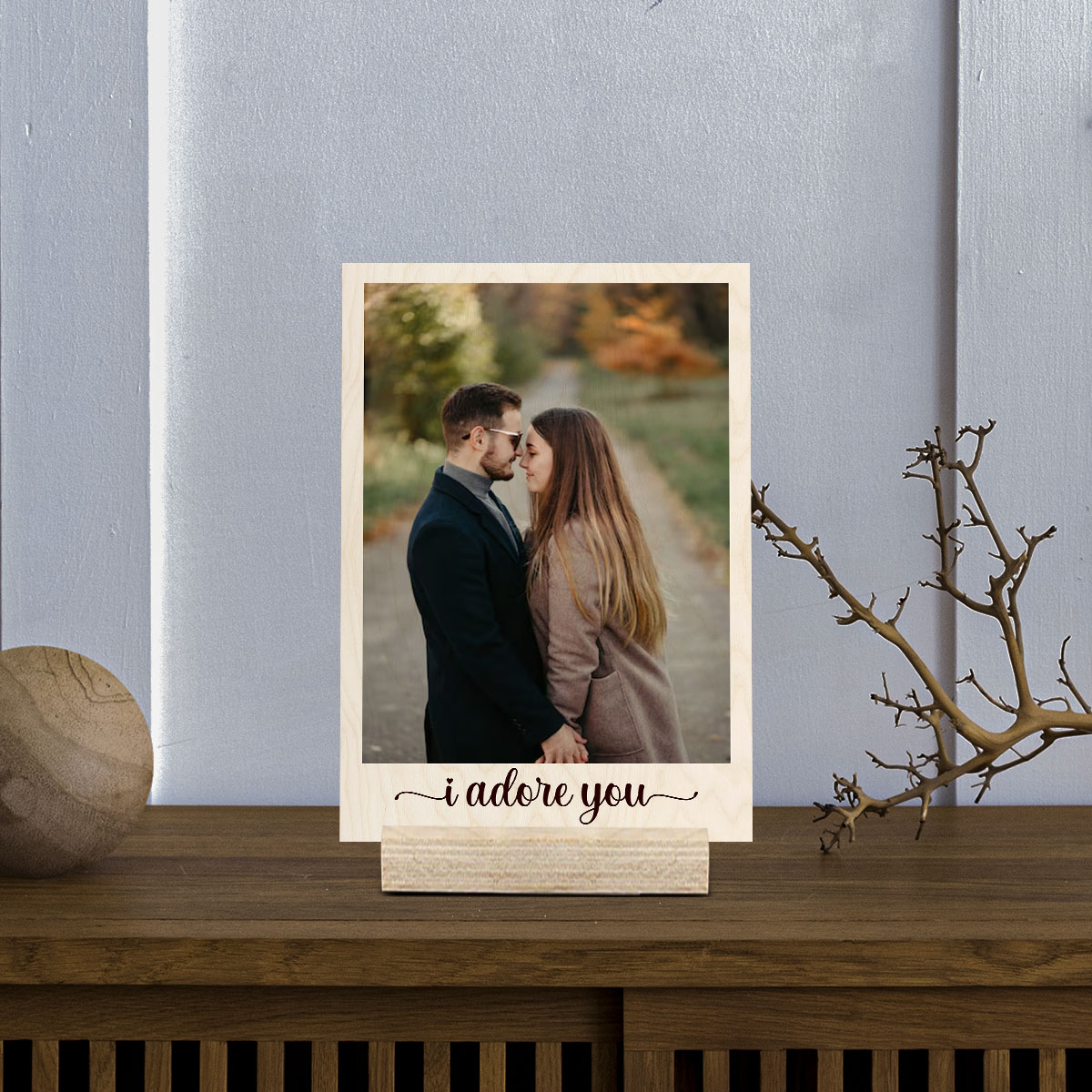 Adorable Couple Woodprint | Personalized