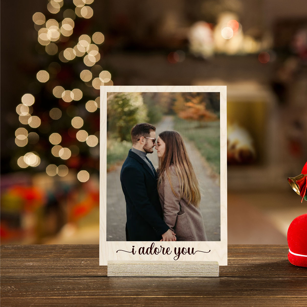 Adorable Couple Woodprint | Personalized - Image 4