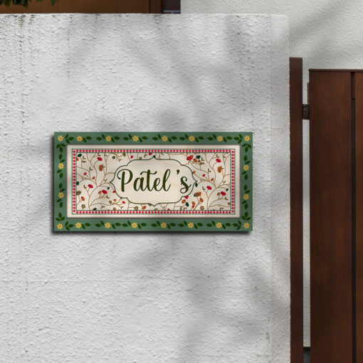 Stylish Wooden Name Plate |  Personalized | 12x8 Inch - Image 2