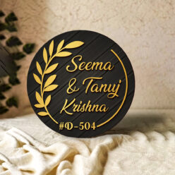 Decorative Door Name plate | Personalized | 12x12 inches