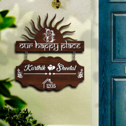 Antique Wooden Nameplate | Personalized