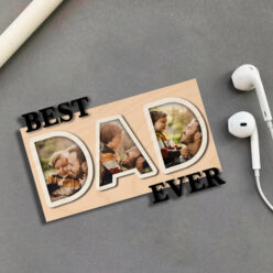 Best Dad Ever Photo Frame | Personalized